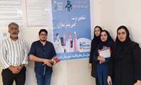 بازدید ریاست و مدیران ارشد بیمارستان و قدردانی از پرستاران به مناسبت روز جهانی ایمنی 