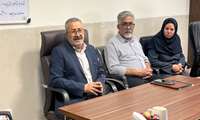  معارفه دکتر ناصر پوراسمی به عنوان ریاست جدید در جمع کارکنان بیمارستان